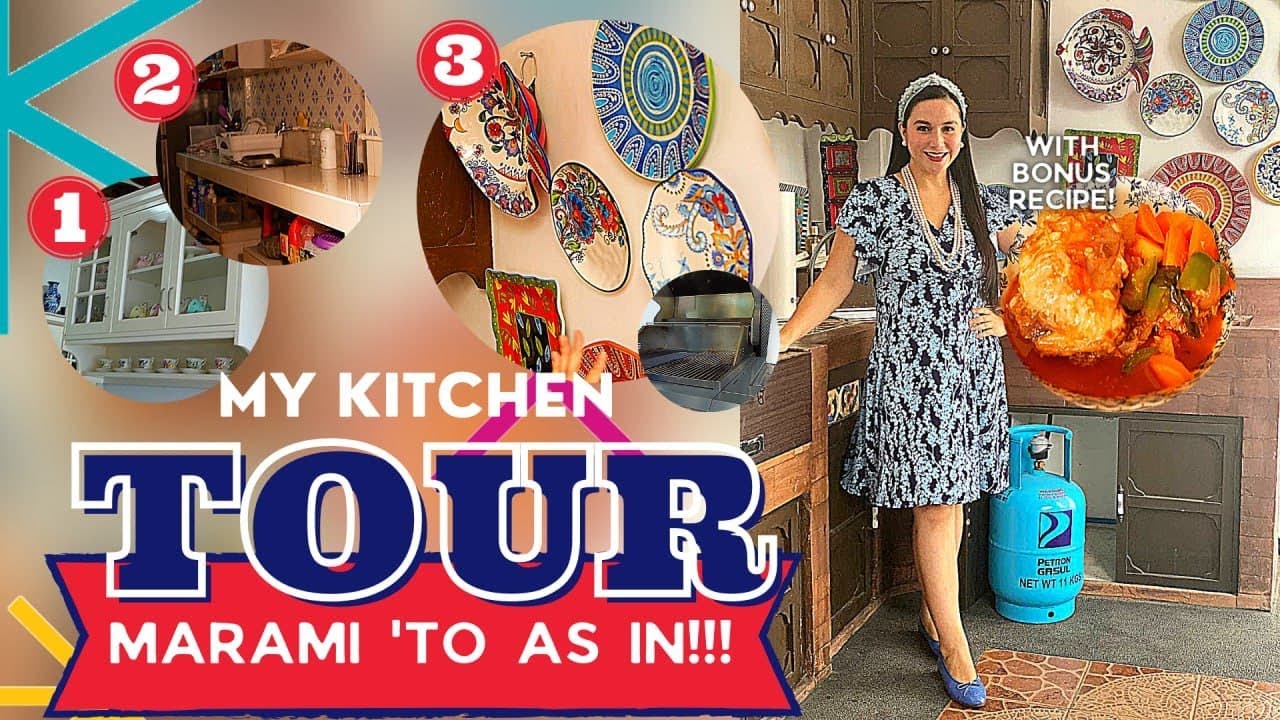 MY KITCHEN TOUR! MARAMI 'TO AS IN!!! WITH BONUS RECIPE PA!
