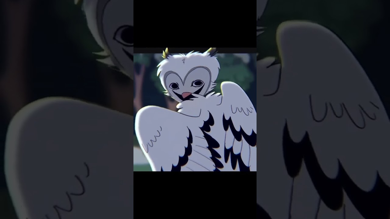 El ciervo le tiene miedo el b&uacute;ho😦