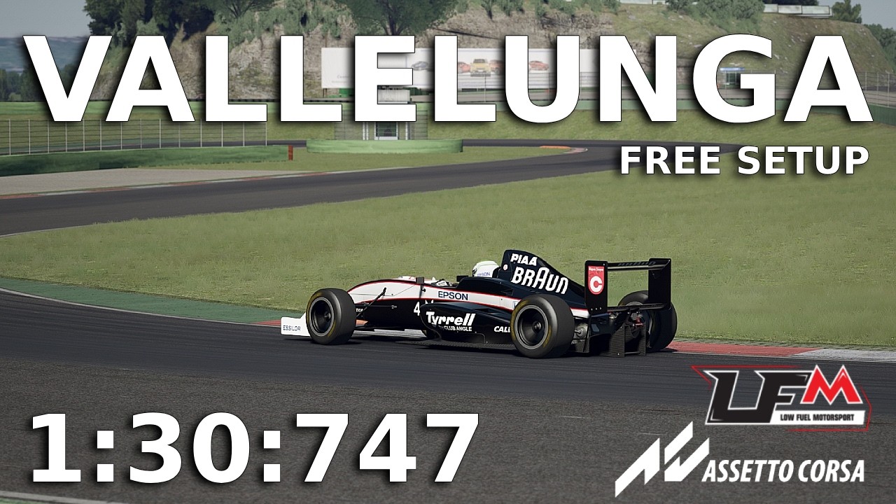 Tatuus FA01 F4 Vallelunga - Hotlap | Assetto Corsa LFM |
