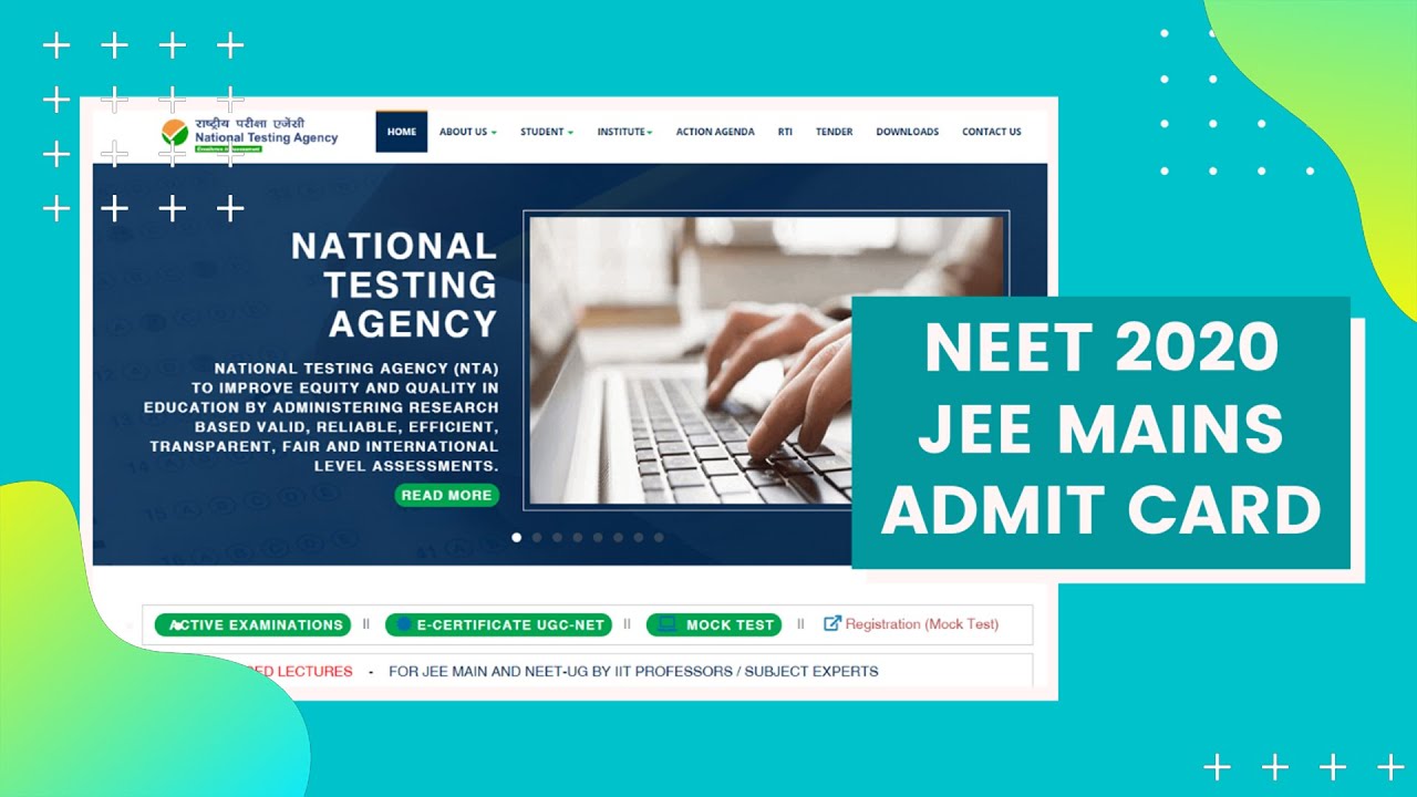 Admit Card For NEET 2020 And JEE Main Will Be Released 15 Days Before Exam: National Testing Agency