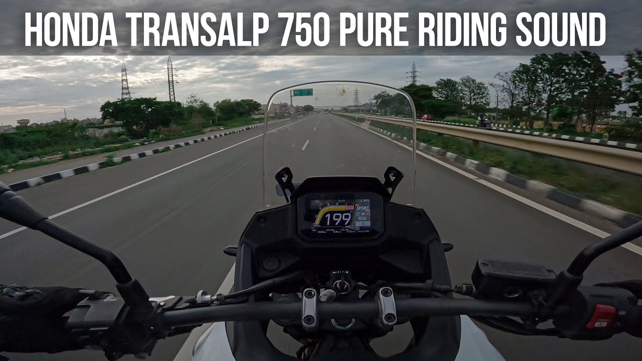 Honda Transalp 750 PURE Riding Sound | STRELL