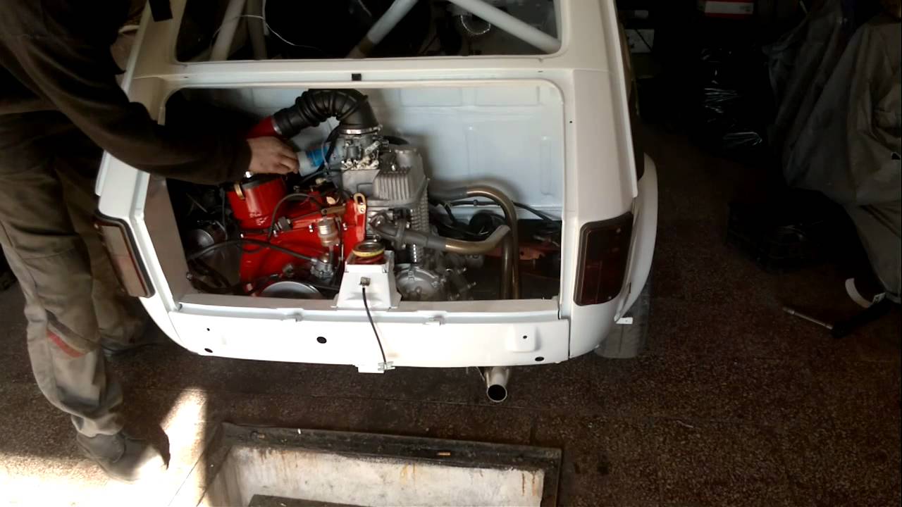 Pierwsze odpalenie 126p rally klasa RWD-1