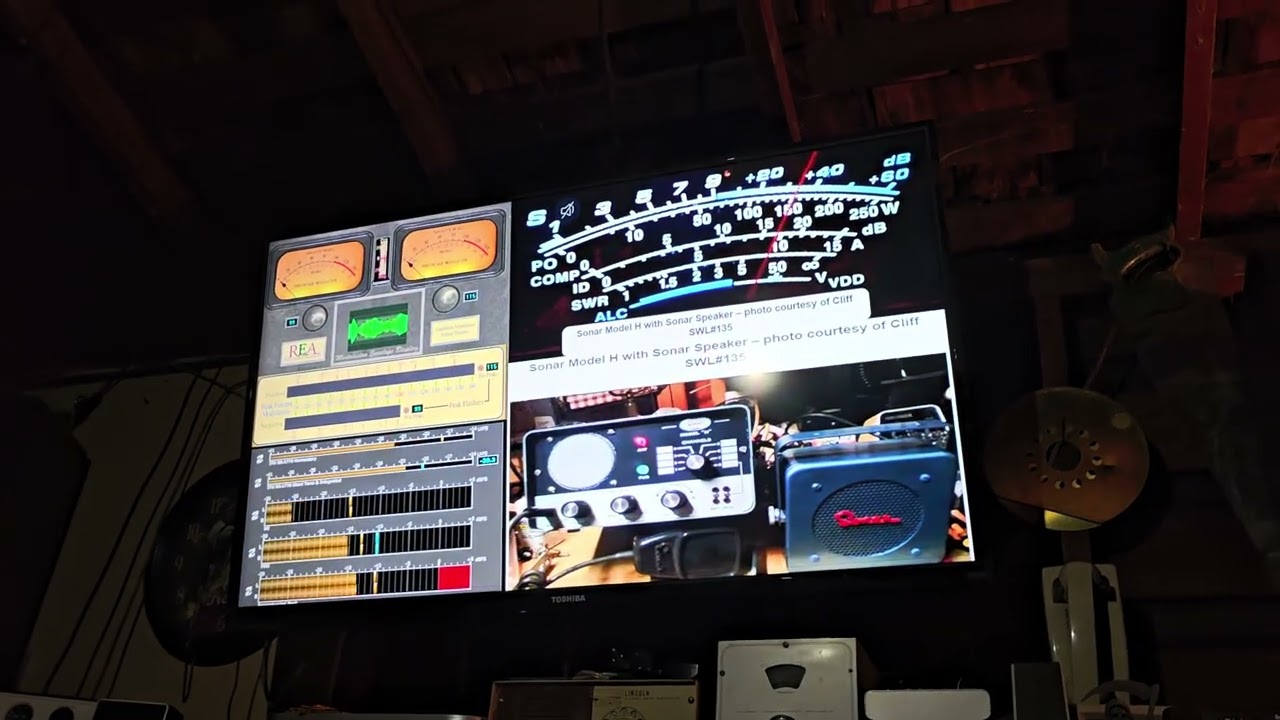 The 1962 Sonar Model H               Oldtuberadio.net  BozoControl1293 