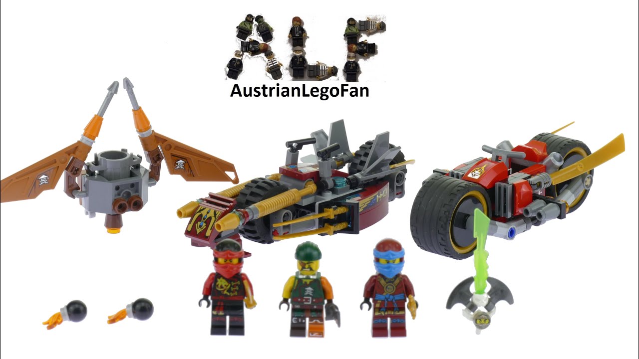 Lego Ninjago 70600 Ninja Bike Chase - recenzja Lego Speed ​​Build