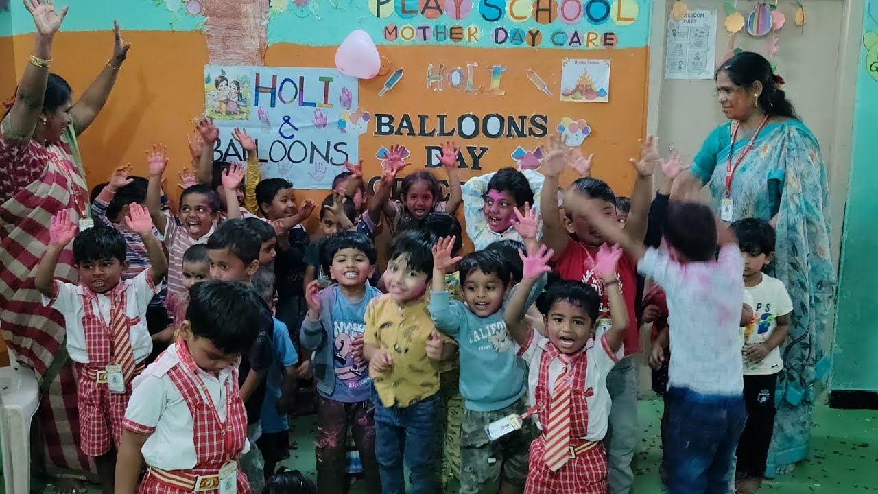 Holi Celebration @SRI KRISHNA PLAY SCHOOL 🏫 2026