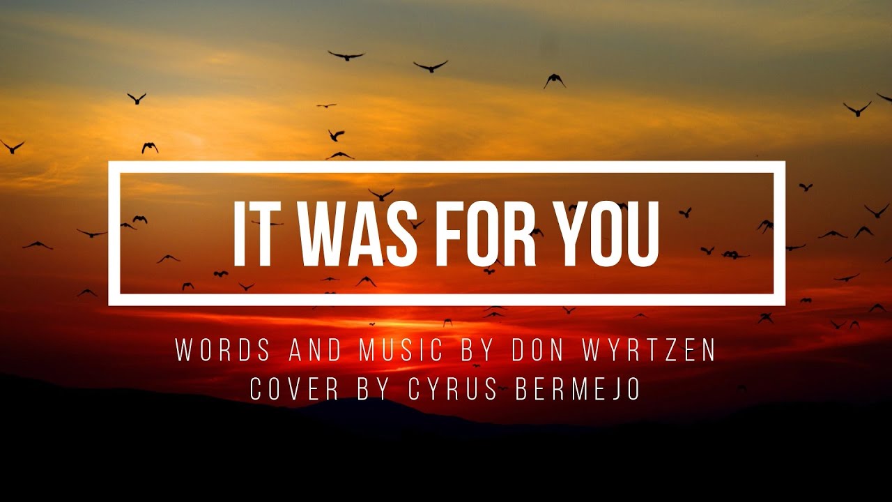 It Was For You (Don Wyrtzen) | Piano | Accompaniment | Minus One