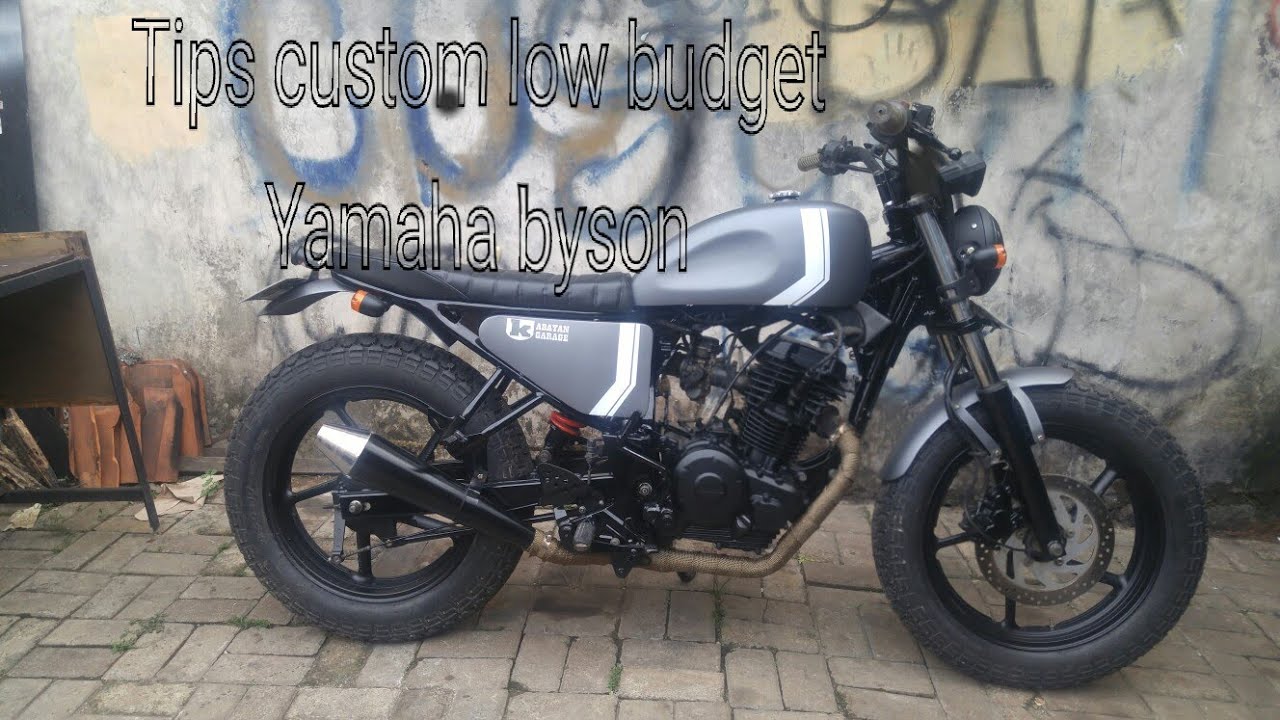 Tips motor custom low budget Yamaha byson by Kabayan Garage