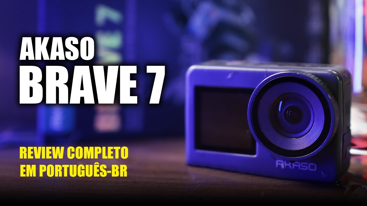 A MELHOR CÂMERA DE AÇÃO Custo-Beneficio de 2021: AKASO BRAVE 7