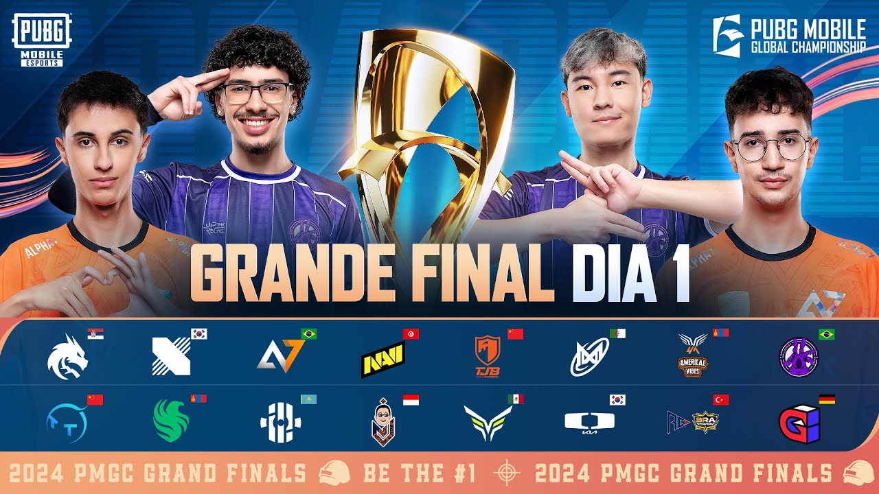 [PT-BR] PMGC League 2024| Grande Final S5D1 | PUBG MOBILE Global Championship