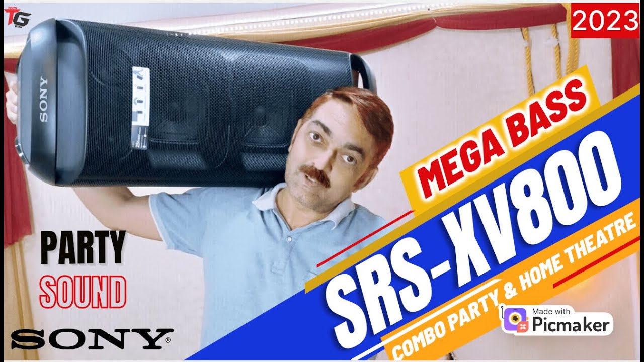 New Sony SRS-XV800 X-Series Wireless Portable Bluetooth Unboxing & review