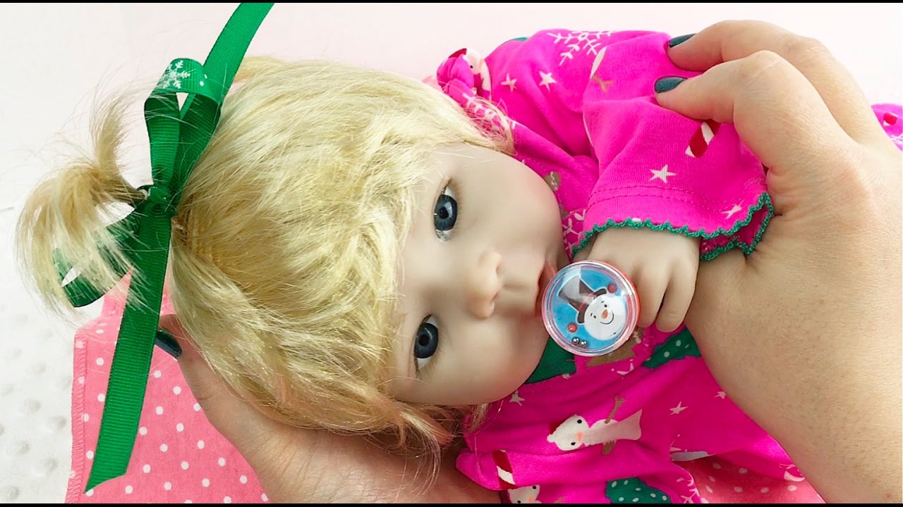 Paradise Galleries Baby Doll Changing into Christmas Sleeper