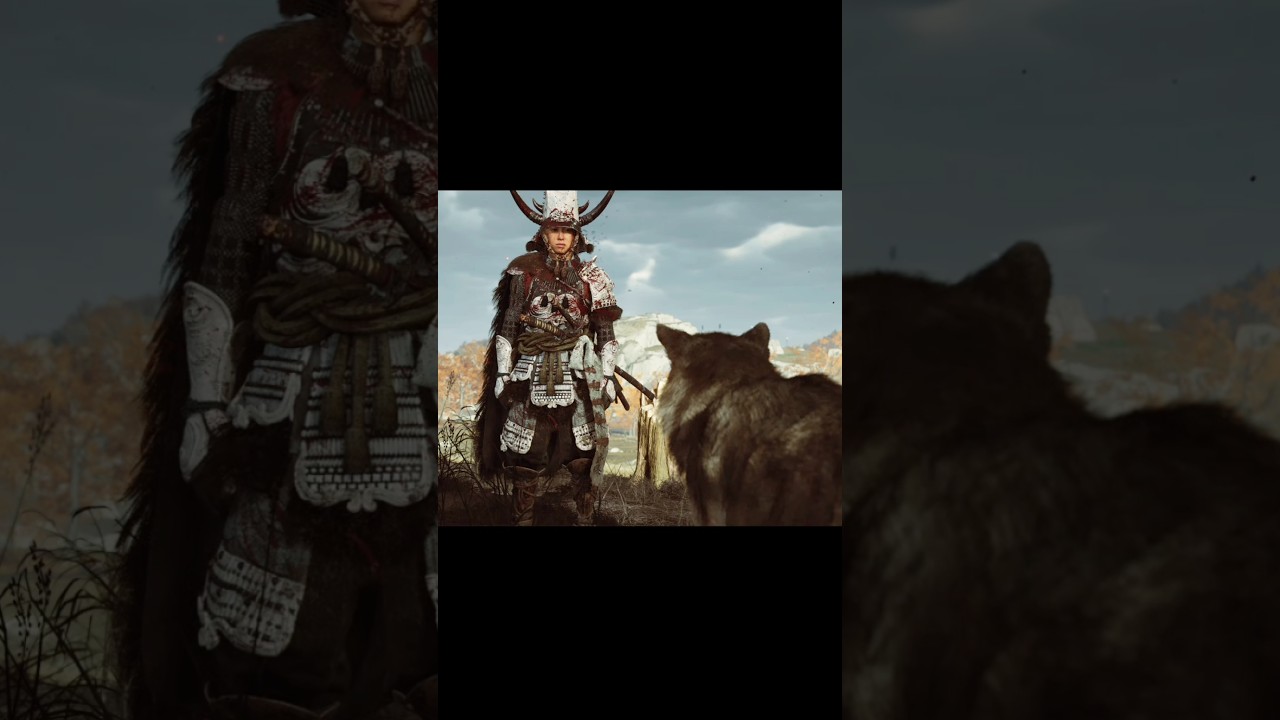 Wait for the Wolf’s Reaction… 🐺#ghostofyotei #gamingshorts #ps5