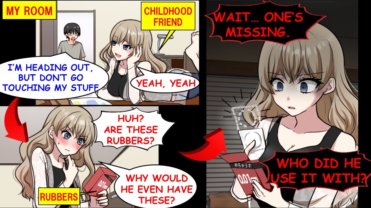 [Manga Dub] My Childhood Friend Found The Rubbers I Was Hiding In My Room.[RomCom]