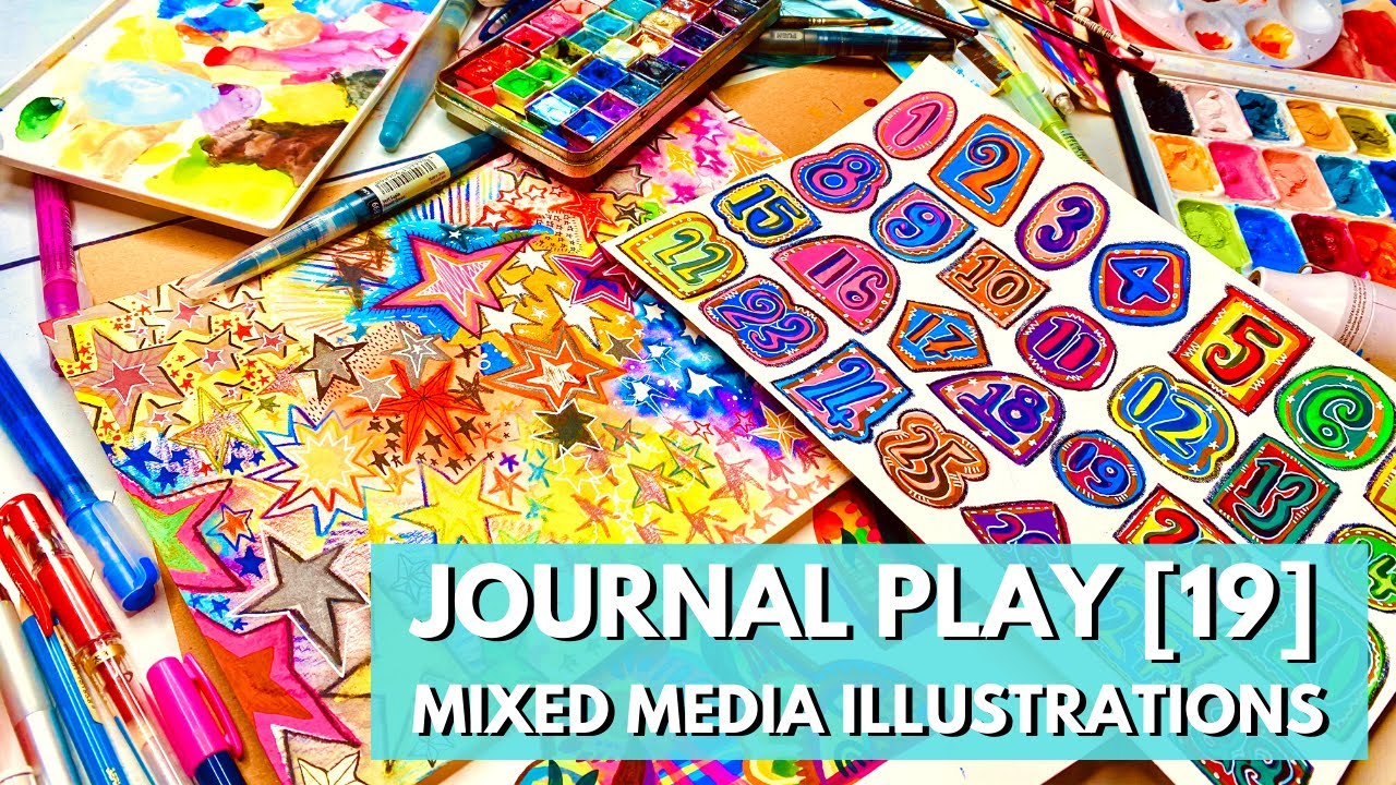 Journal Play [19] - Mixed Media Illustrations