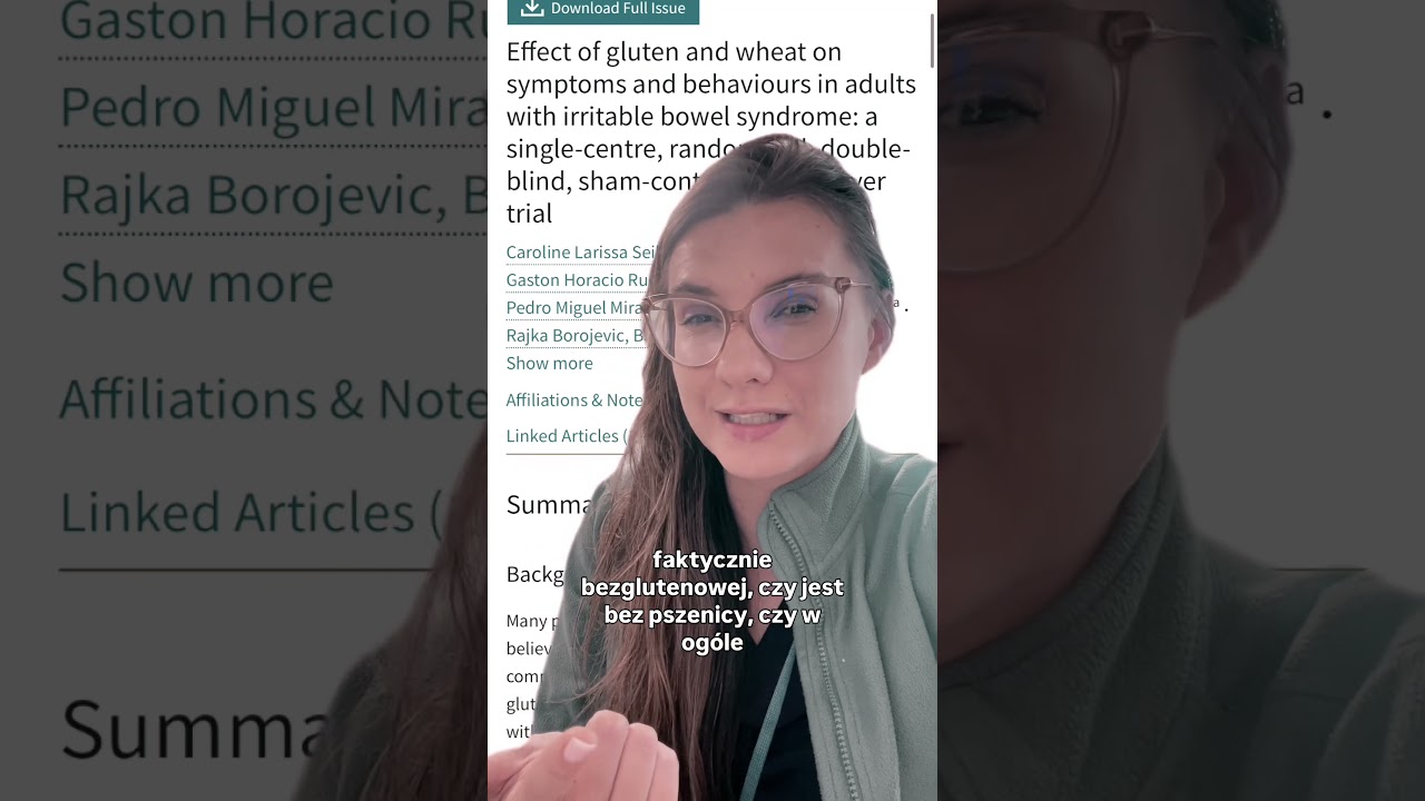 Myślisz,że gluten nasila Tw&oacute;j IBS? Sprawdź co odkryli naukowcy! #lekarz #ibs #gluten
