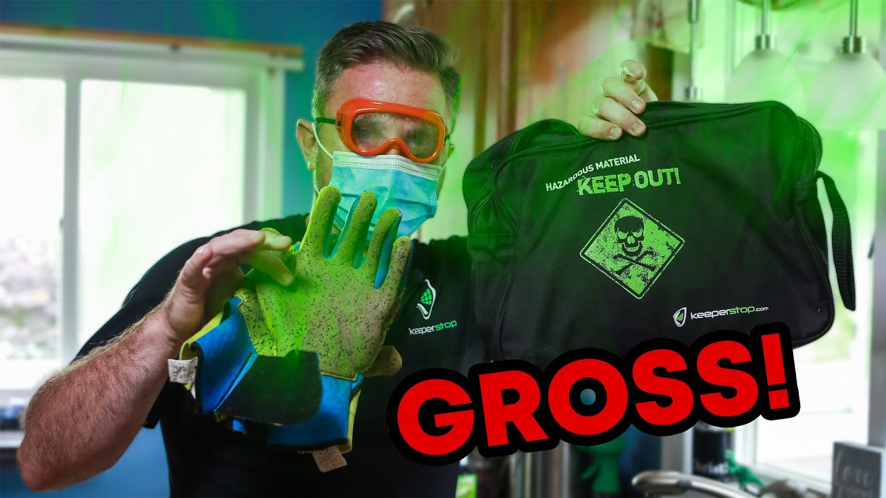 Wash Your Goalkeeper Gloves. They will smell less and last longer.  #goalkeeper #goalkeepergloves