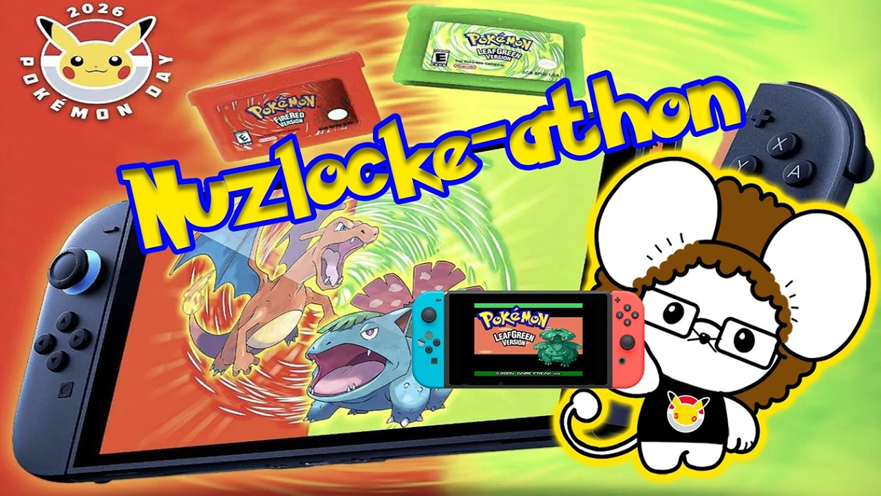 POKEMON DAY! Leaf Green Nuzlocke Streamathon #pokemon #pokemonday2026 #pokémonleafgreen