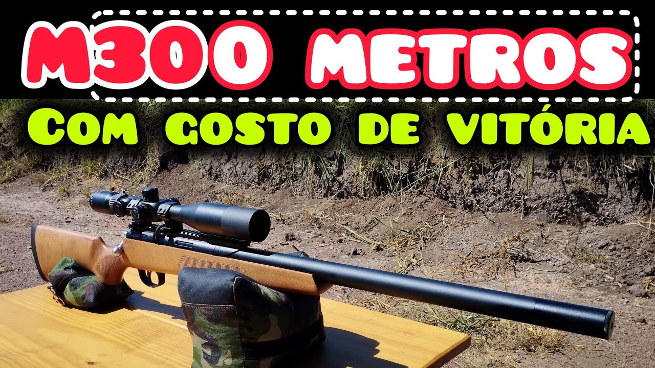 300 metros: Disparo mais longo com PCP M30 QGK Snowpeak