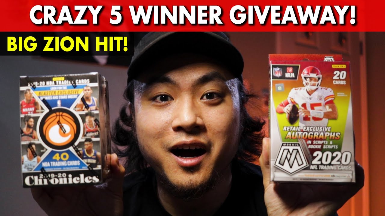 🎁 1000 SUBSCRIBER GIVEAWAY! 2019-20 Panini Mosaic Basketball Mega Box! BIG ZION HIT!