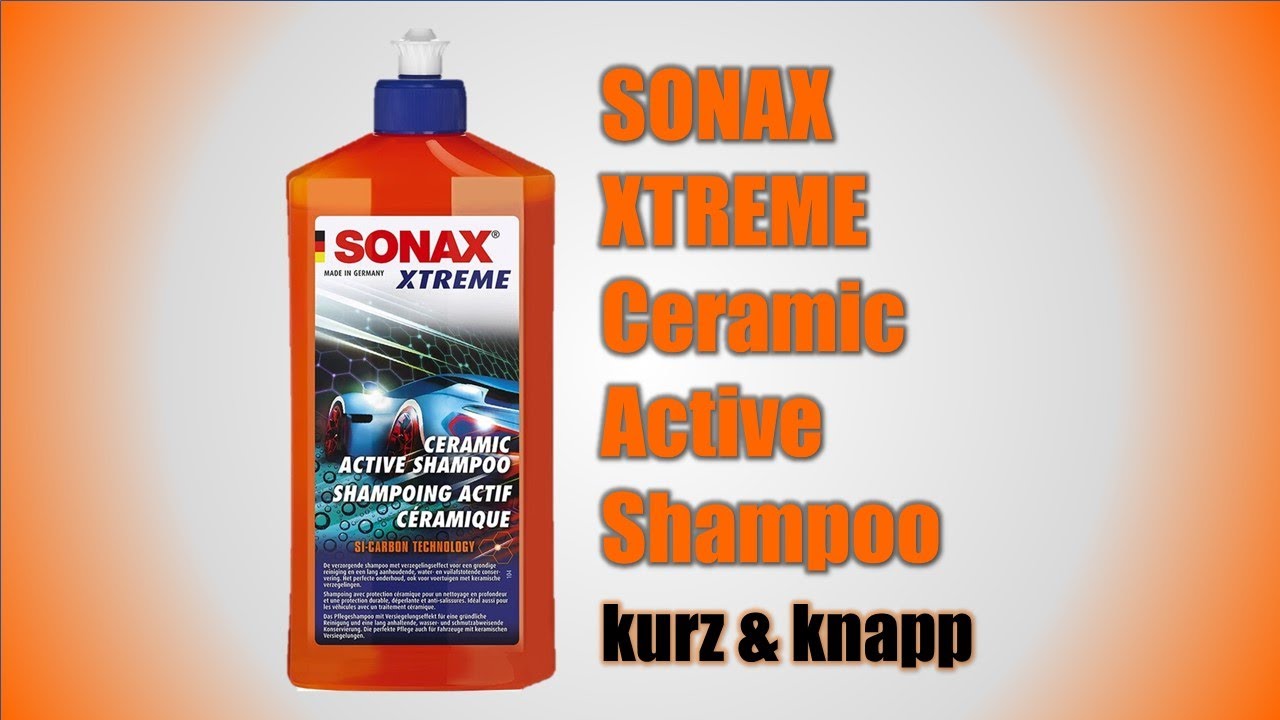 SONAX XTREME Ceramic Active Shampoo Versiegelungsshampoo kurz und knapp erkl&auml;rt #SONAXschweiz🇨🇭