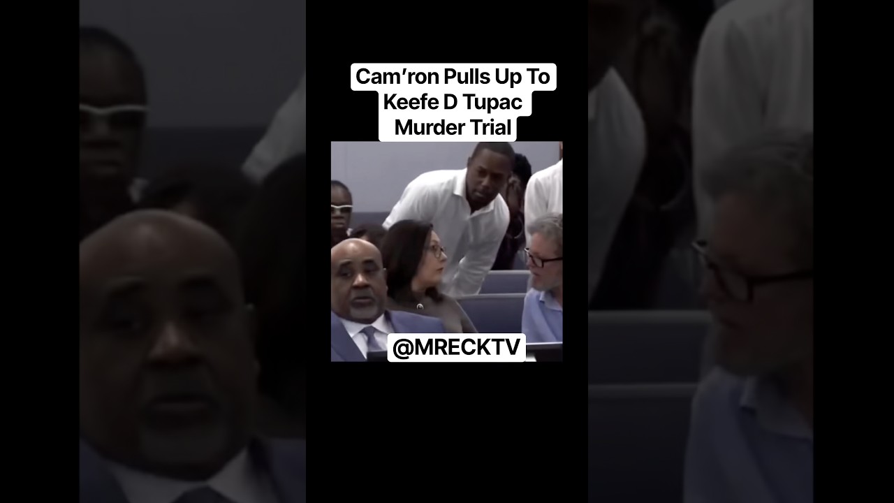Cam&rsquo;ron появился на суде по делу об убийстве Тупака, где обвиняемым проходит Keefe D