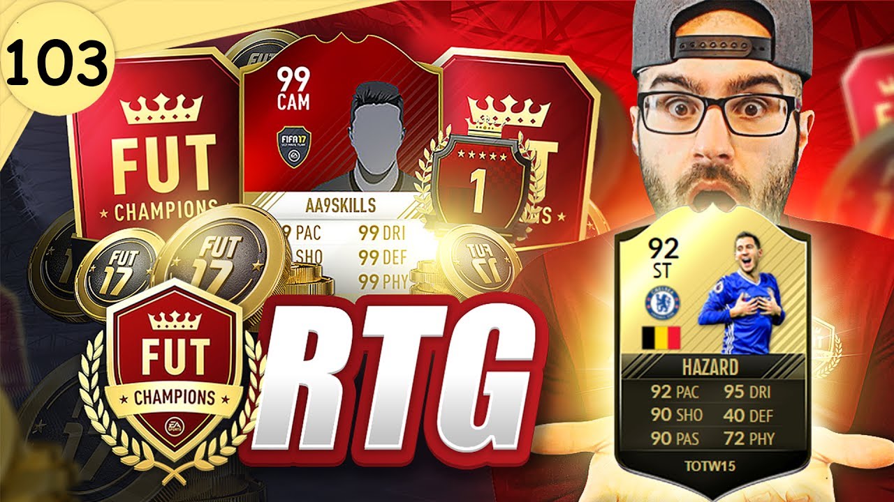 OMG WE GOT INSANE HAZARD! Road To Fut Champions FIFA 17 Ultimate Team #103