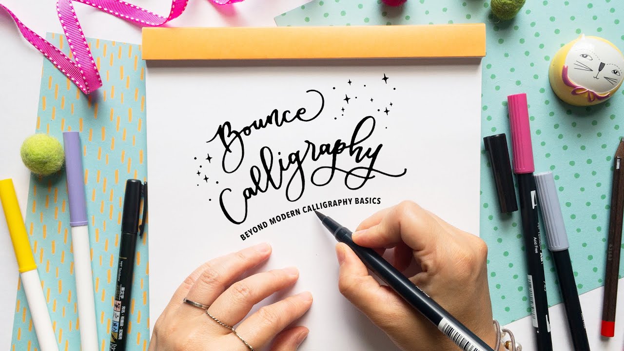 Learn Bounce Calligraphy with me!