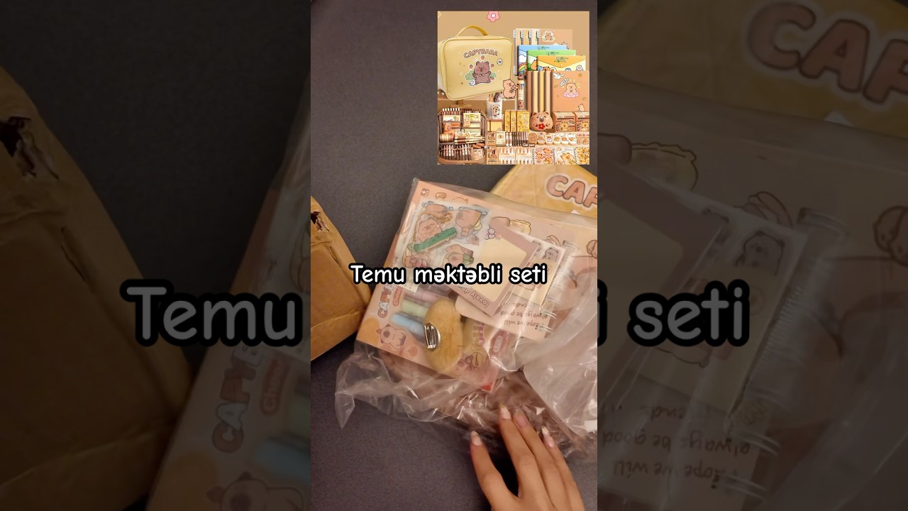 Temu məktəbli seti 📚 #temu