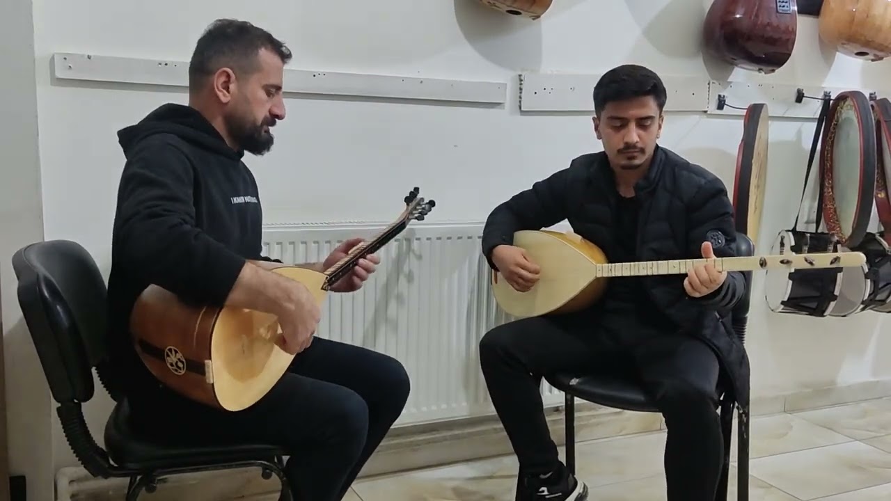 عزف باغملة موال كردي حزين / عزف بزق موال كردي حزين جداً