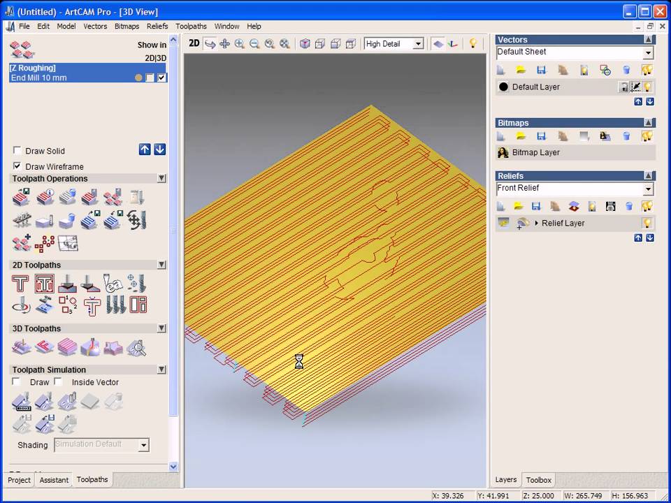 Изготовление 3D-рельефной модели в ArtCAM Pro (часть 1)