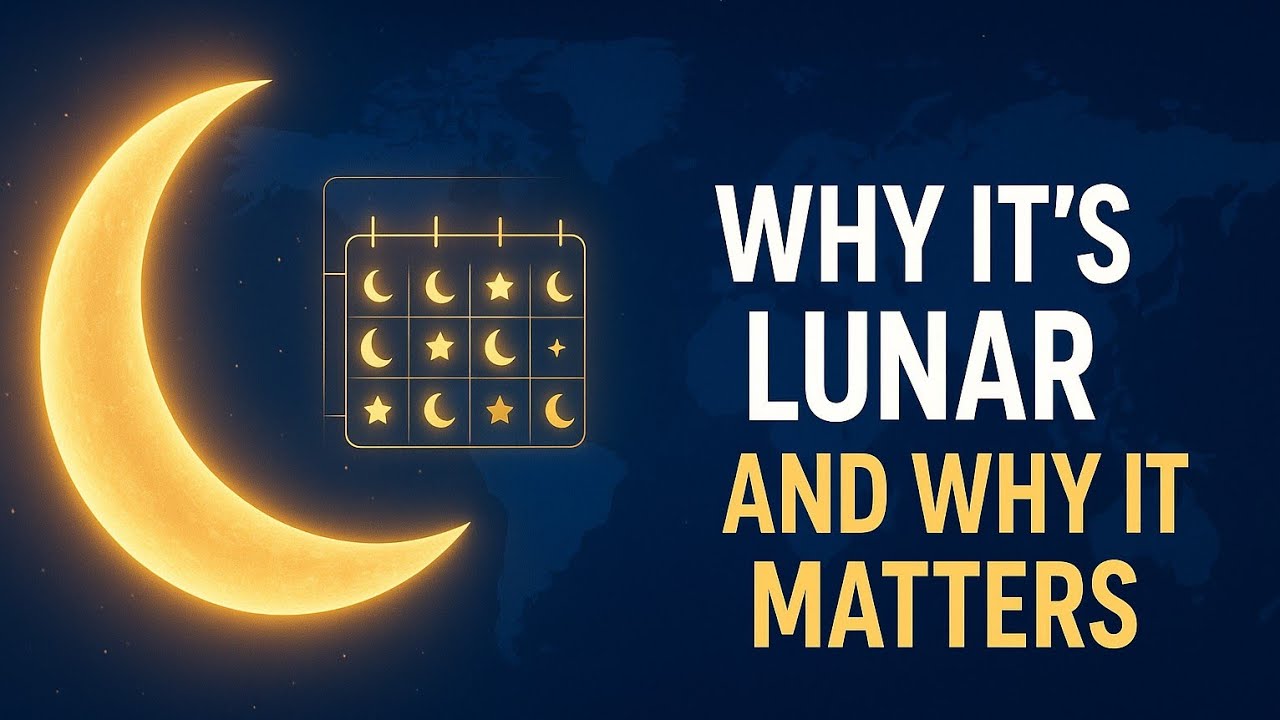 Why the Islamic Calendar Is Lunar &mdash; and Why It Matters More Than You Think 🌙