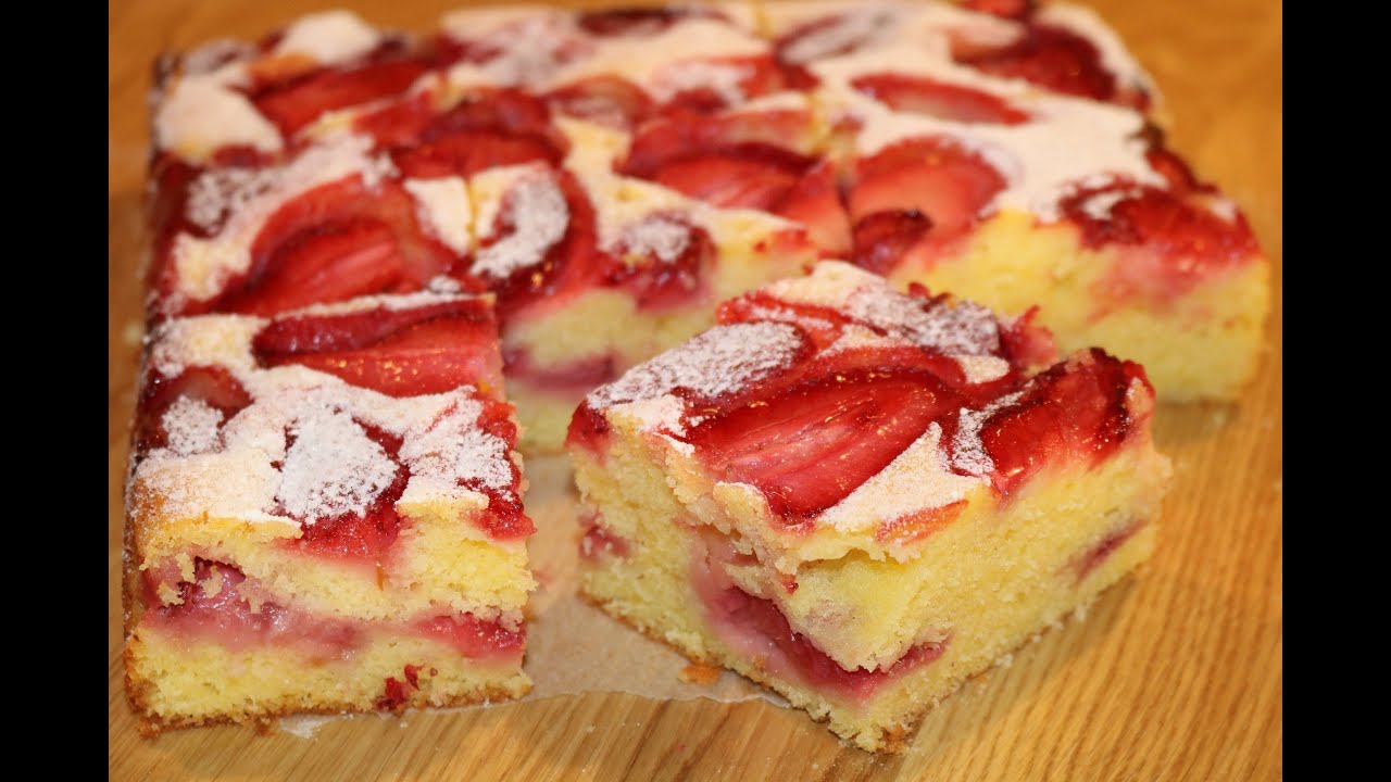 Jednostavan i brz kolač od jagoda - BOŽANSTVEN! | How 2 Bake It |