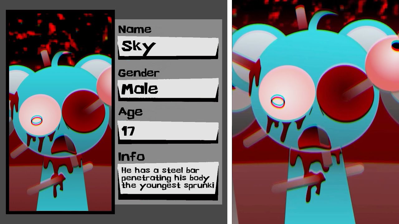 Sprunki Pyramixed With ALL Characters Description | Horror Mod | Incredibox