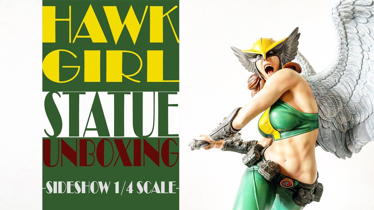 UNBOXING HAWKGIRL PREMIUM FORMAT 1/4 SCALE - BY. SIDESHOW