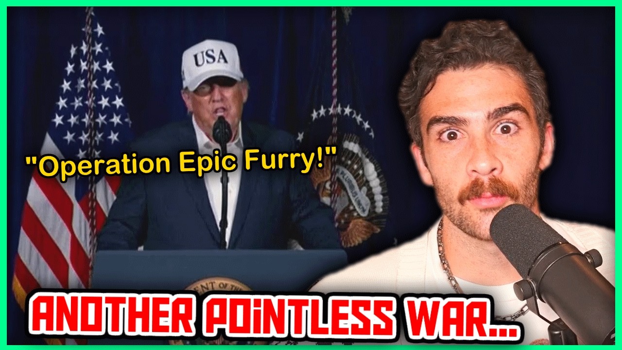 Trump Declares War & Immediately Looks Foolish | Hasanabi Reacts