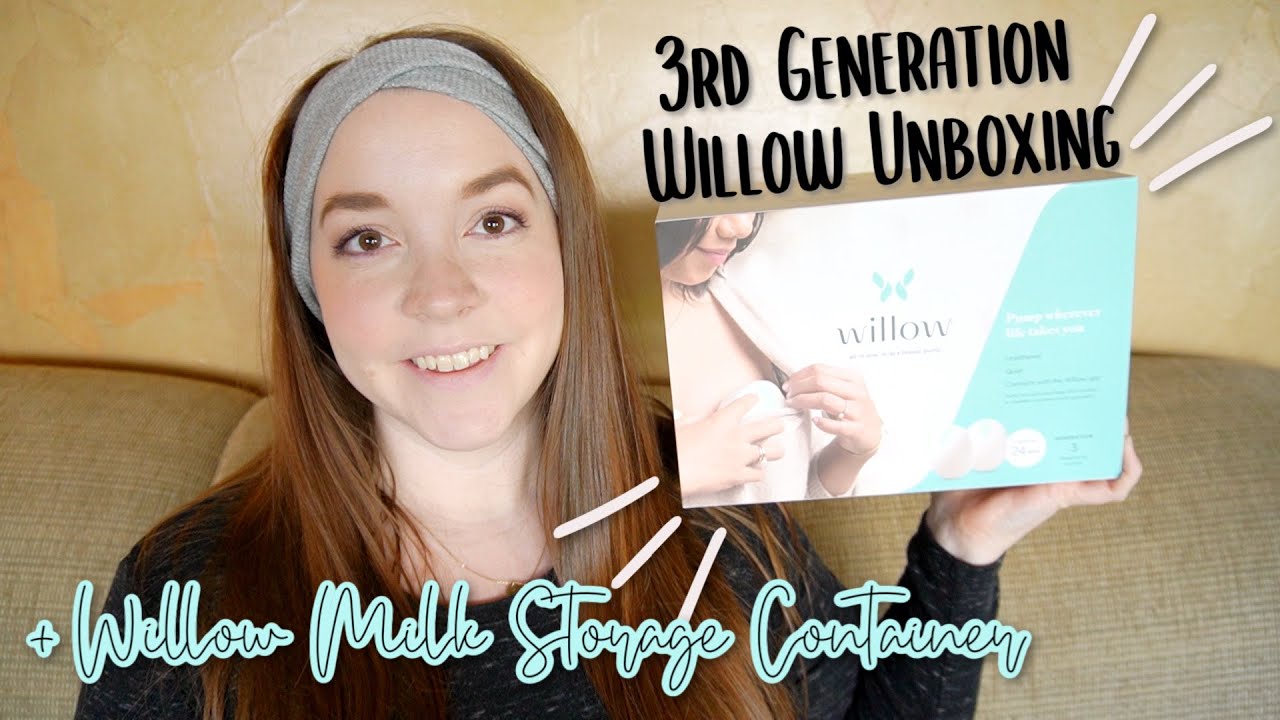 Willow Breast Pump 3.0 Unboxing + Reusable Milk Containers!