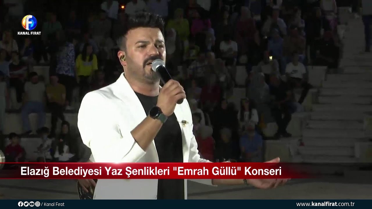 Canlı Yayın Elazığ Belediyesi Yaz Şenlikleri Emrah Güllü 20 07 2023