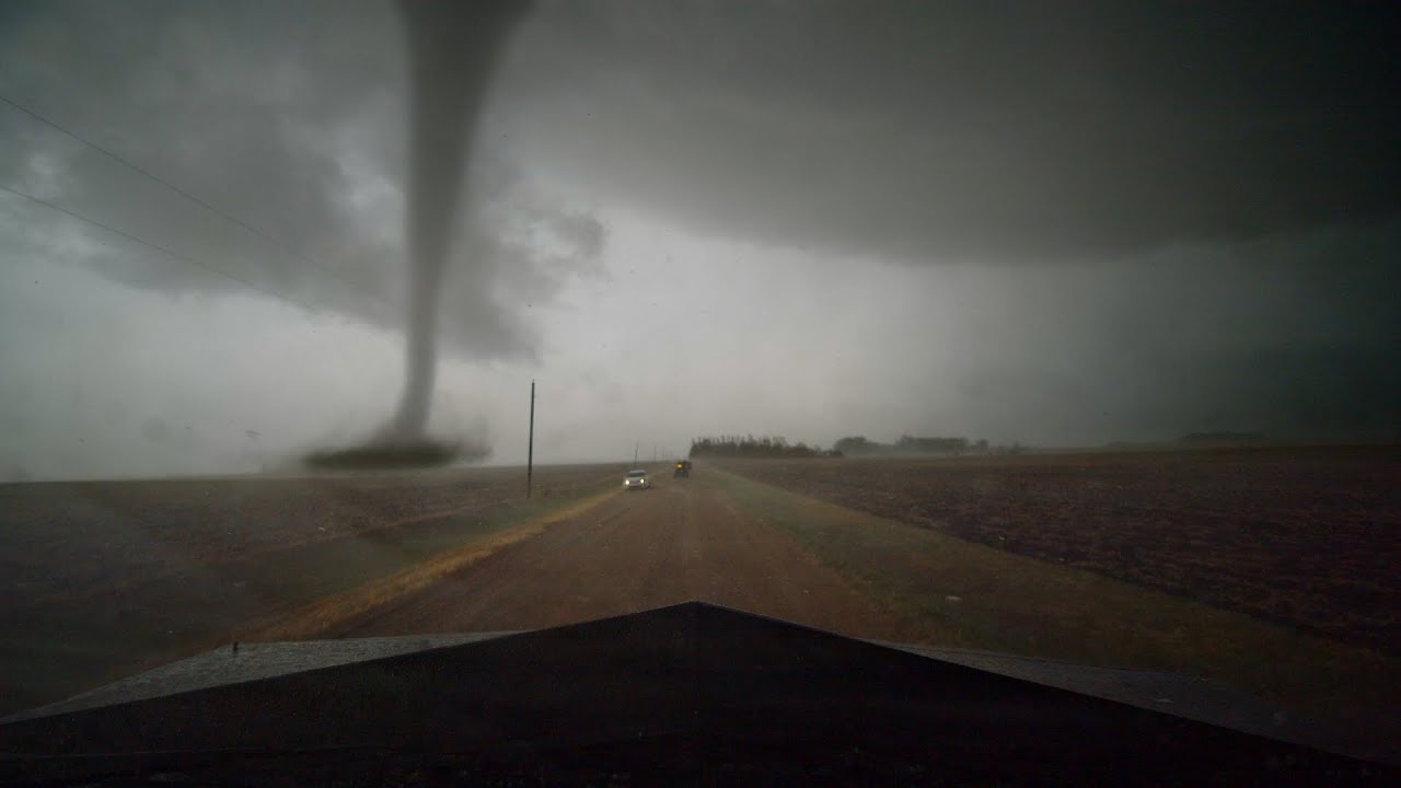 INSIDE THE #TORNADO full twister intercept in the Dominator 3 near Amboy, Minnesota!