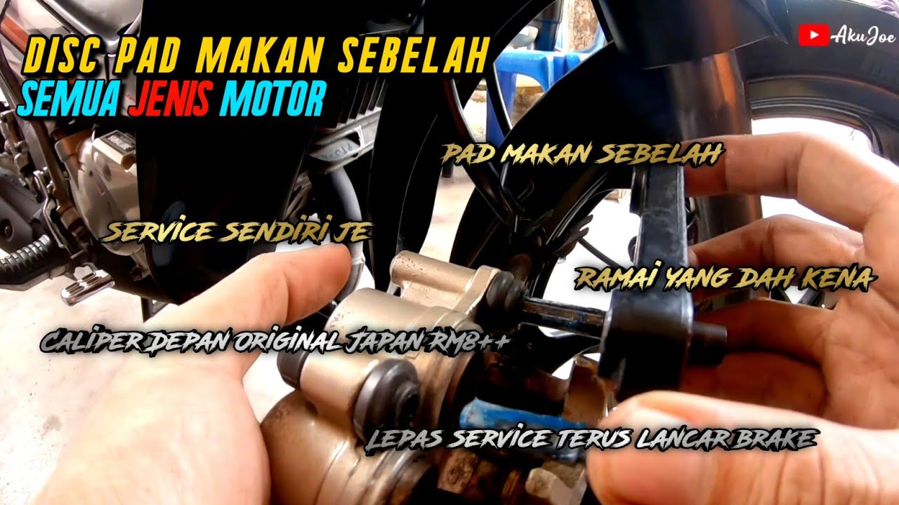 Braket Caliper Brake Jemm Pad Makan Sebelah 125zR @akujoe