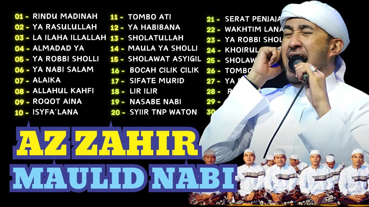 SHOLAWAT AZ ZAHIR BULAN MAULID NABI || FULL ALBUM BIKIN CANDU MAJELIS AZZAHIR TERBARU 2025🥰