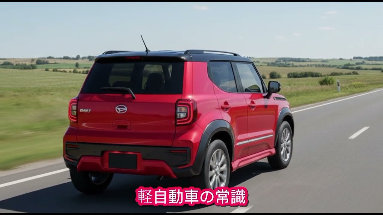 【衝撃】ダイハツ新型軽ハイブリッド2026爆誕！ベビーGクラス級デザイン×2.0L級パワーで軽の常識崩壊！