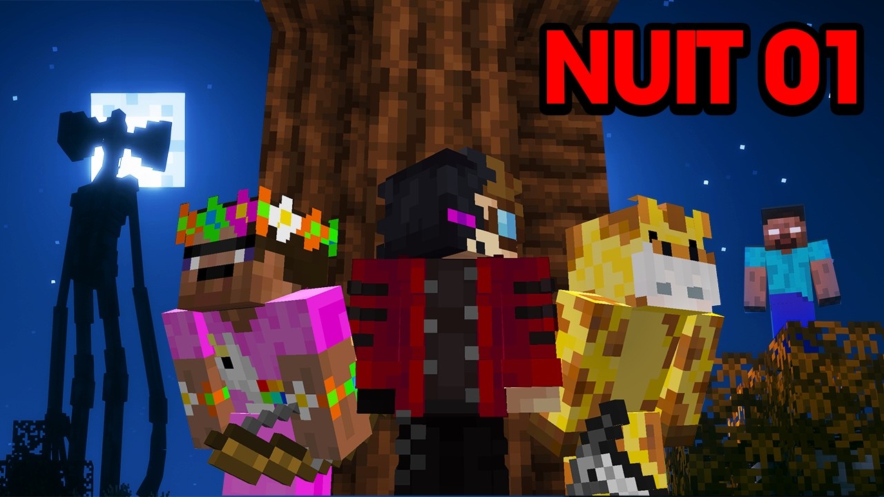 J'ai terrifi&eacute; ces Youtubeurs avec le mod le plus effrayant de Minecraft... (Sohran & Wyktaur)