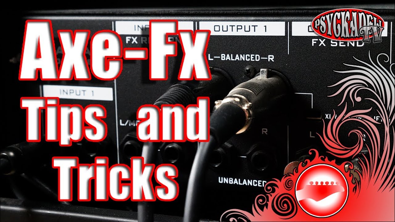 Axe Fx T&T #8 - In and outputs - Connection for live and recording tutorial