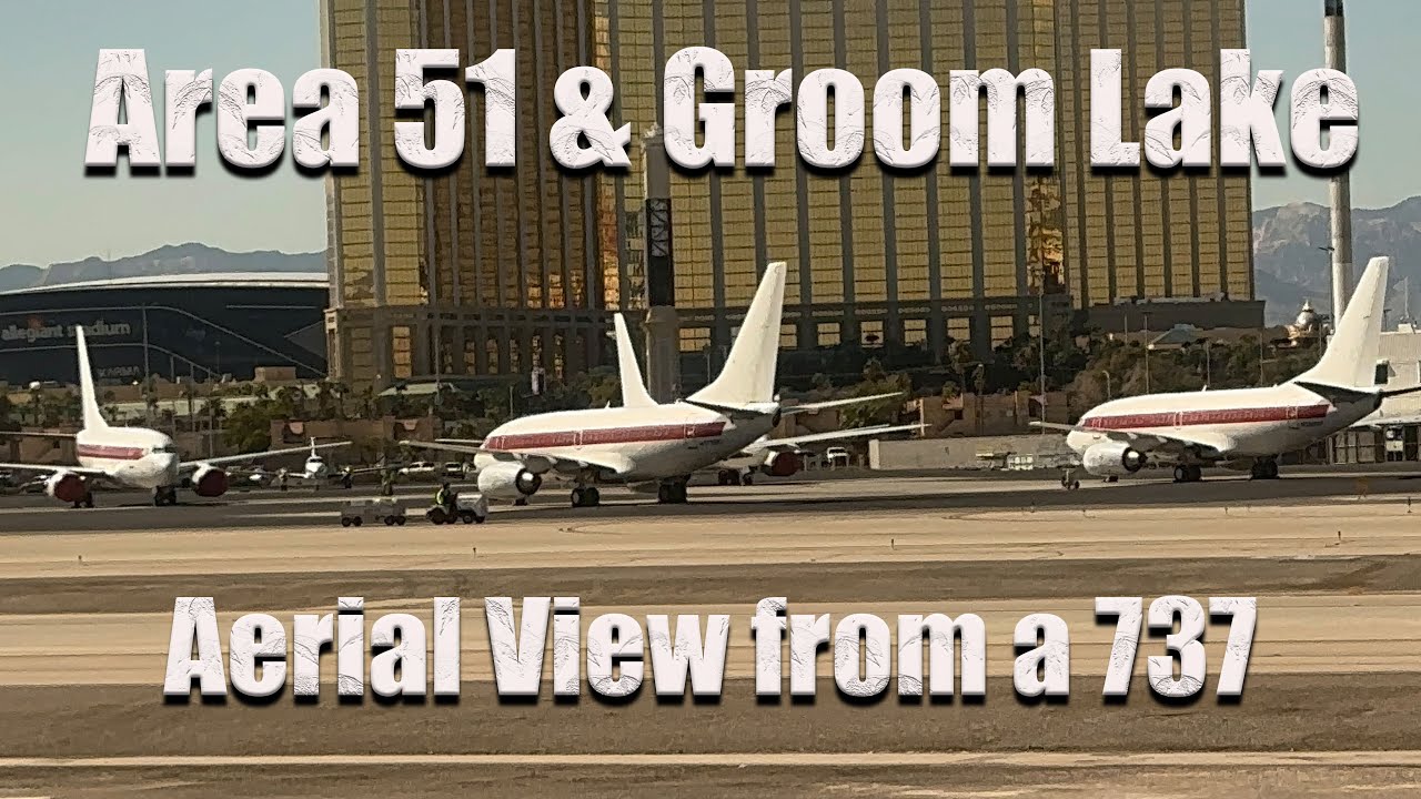 Aerial View of Area 51 & Groom Lake