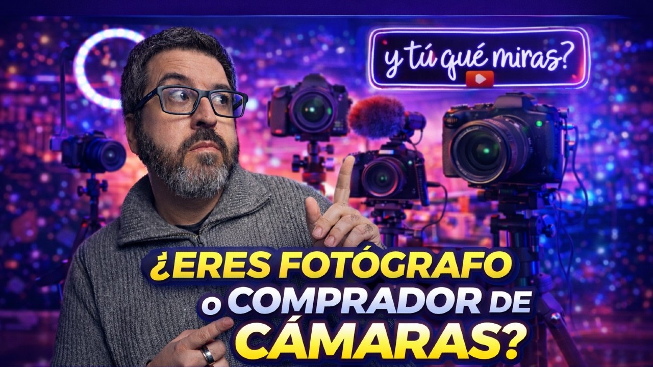 ¿Eres fotógrafo o solo comprador de cámaras?
