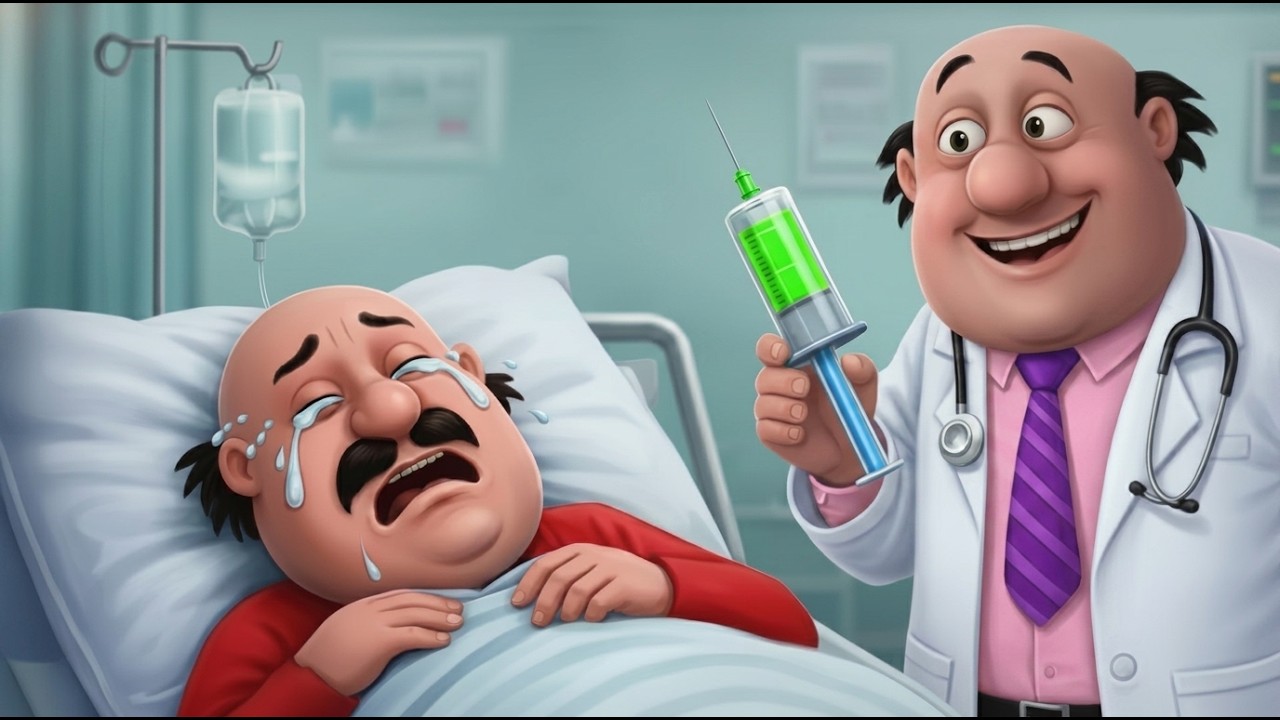 Aaj Mangalwar Hai moto ko Bukhar Hai Hindi Rhyme for Kids चूहे को बुखार है All Rhymes  @jhilmil097 ​