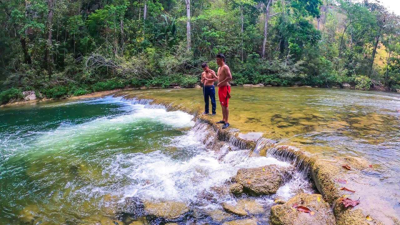 Pesca y Cocina De Mojarritas de RÍo, Un Dia Lluvioso