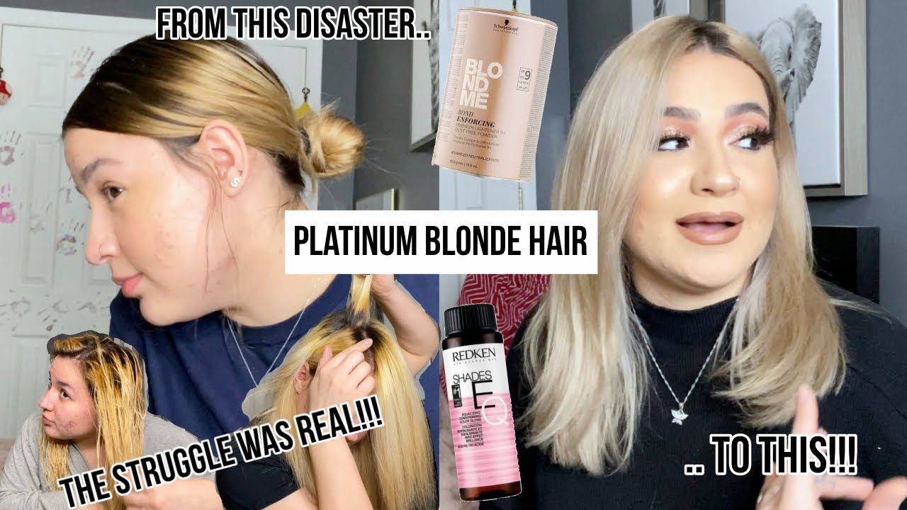BLEACHING MY HAIR AT HOME PART 2 | PLATINUM BLONDE ** THIS WAS HARDER THAN THE FIRST TIME!!! **