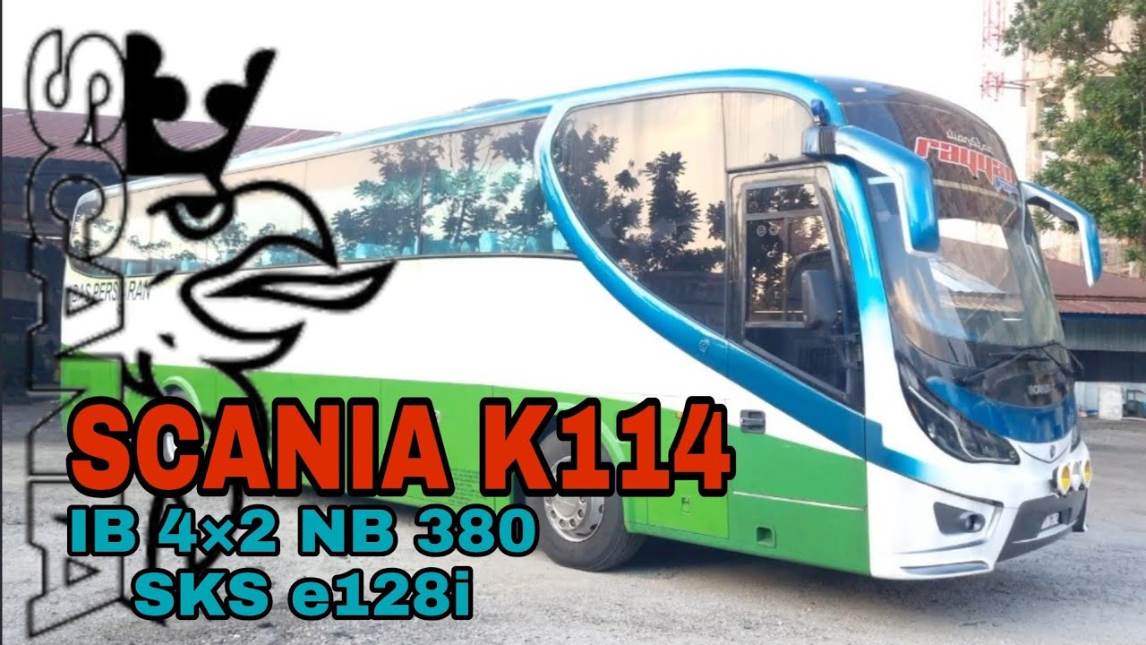 (Review)  Scania K114- 380,Bas Persiaran SKS e128i