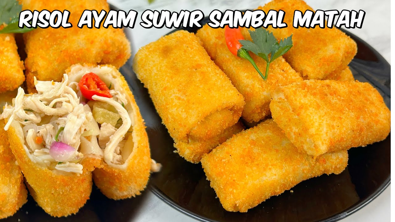 RISOL AYAM SUWIR SAMBAL MATAH YANG LAGI VIRAL !!! BIKIN LEBIH MURAH